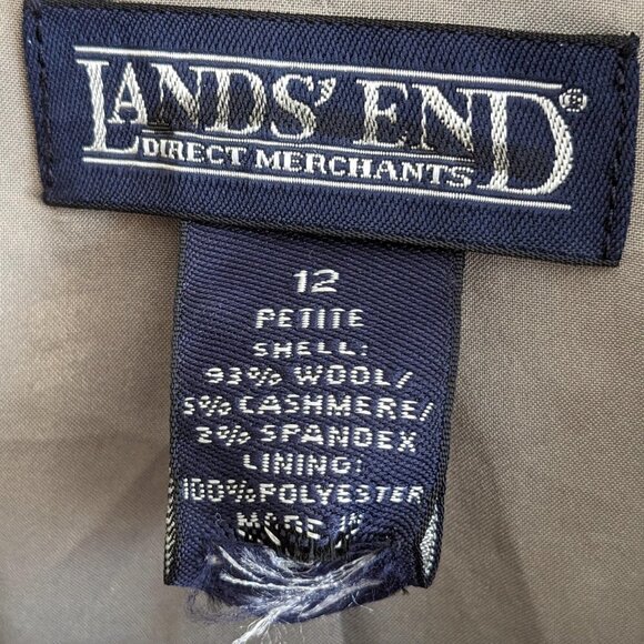 Land's End Plaid Wool Blazer - Picture 5 of 5